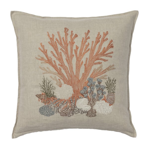 Large Coral Pillow, Multi