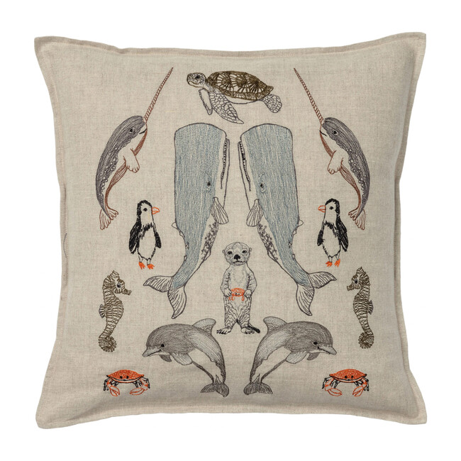 Sea Friends Pillow, Multi