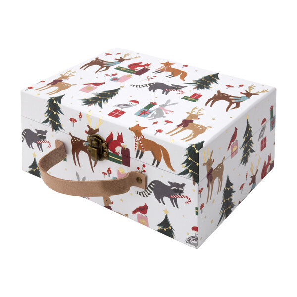 Wooden Woodland Advent Calendar Holiday Decor Paper Goods