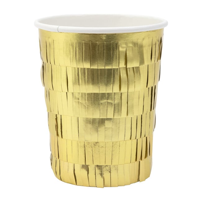 Gold Fringe Party Cups - Party - 0