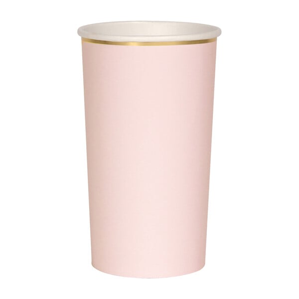 Dusky Pink Highball Cups