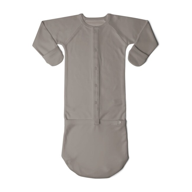  Solid Sleeper Gown, Pewter - Sleepbags - 1