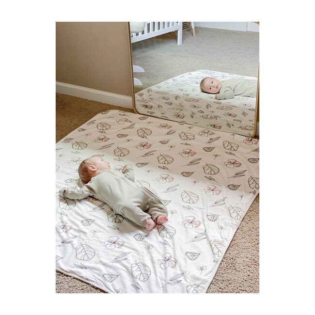 Nursery Blanket, Abstract Floral - Blankets - 4
