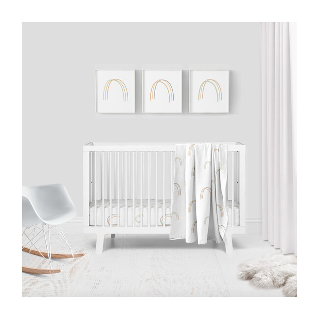 Fitted Crib Sheet, Over The Rainbow - Sheets - 2
