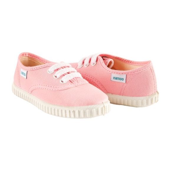 Lace Sneaker, Pink - Sneakers - 1