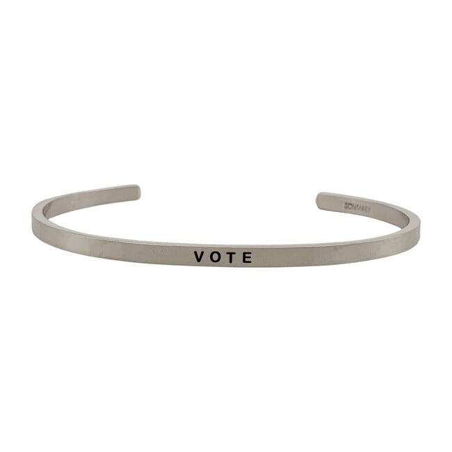 *Exclusive* Women's Vote Bracelet, Silver
