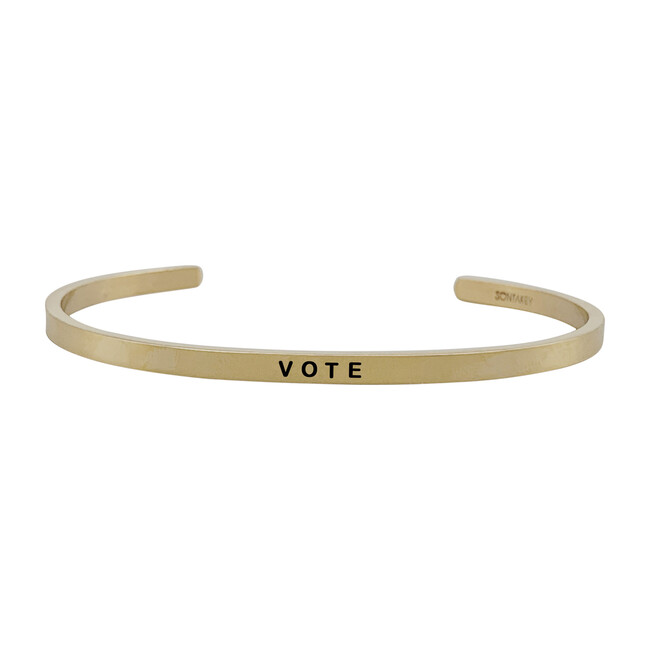 *Exclusive* Women's Vote Bracelet, Gold