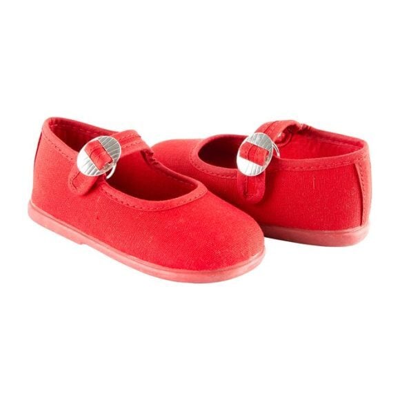 Canvas Mary Jane, Red