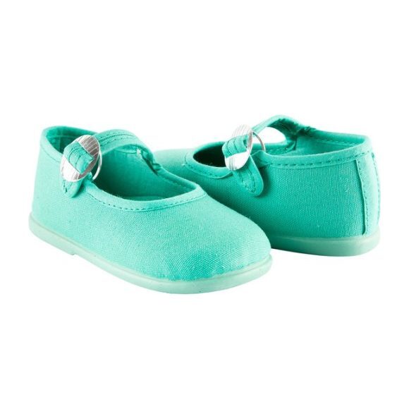 Canvas Mary Jane, Aqua - Mary Janes - 1
