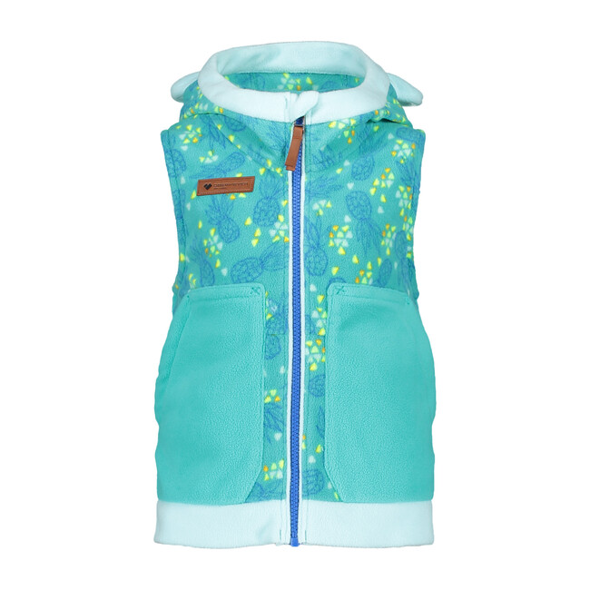Logan Fleece Vest, Pineapple Bay
