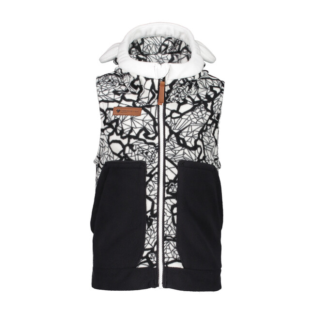 Logan Fleece Vest, Kaleido Bear