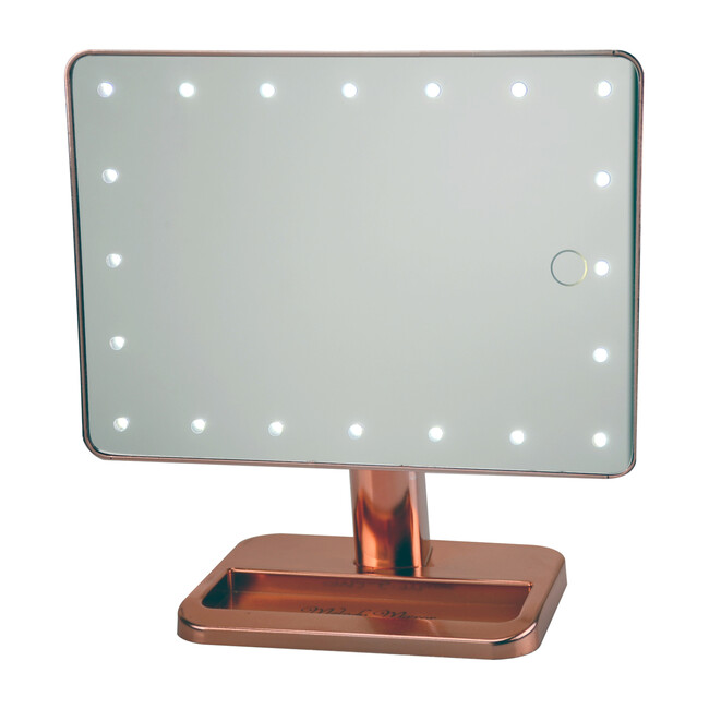 LED Vanity Mirror with Bluetooth Speakers, Rose Gold - Mirrors - 2