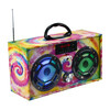 Bluetooth Mini Boom Box, Tye Dye - Musical - 2