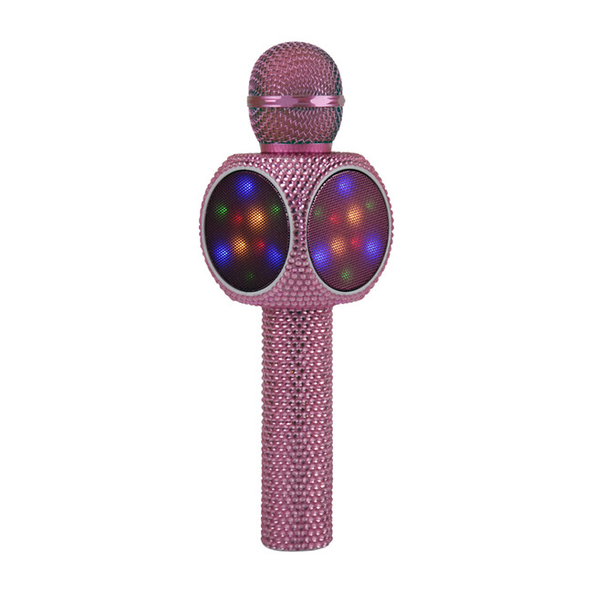 Sing-along Bling  Bluetooth Karaoke Microphone, Pink Bling