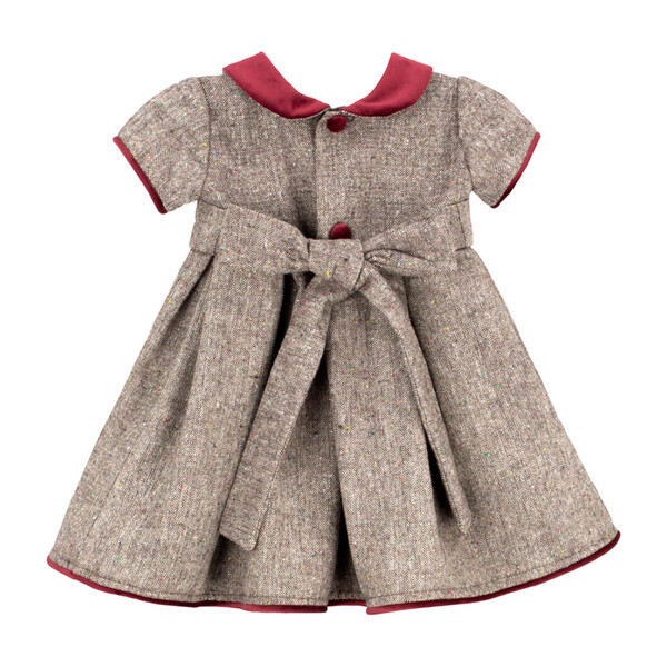 Sparkle Confetti Dress, Chocolate - Kids Girl Clothing Dresses - Maisonette