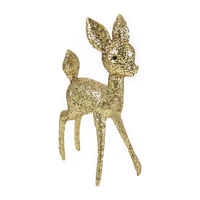 Extra Large Glitter Deer, Gold