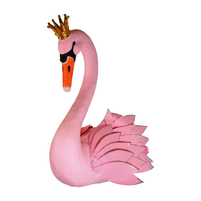 Giant Swan Mount, Pink - Animal Heads - 1