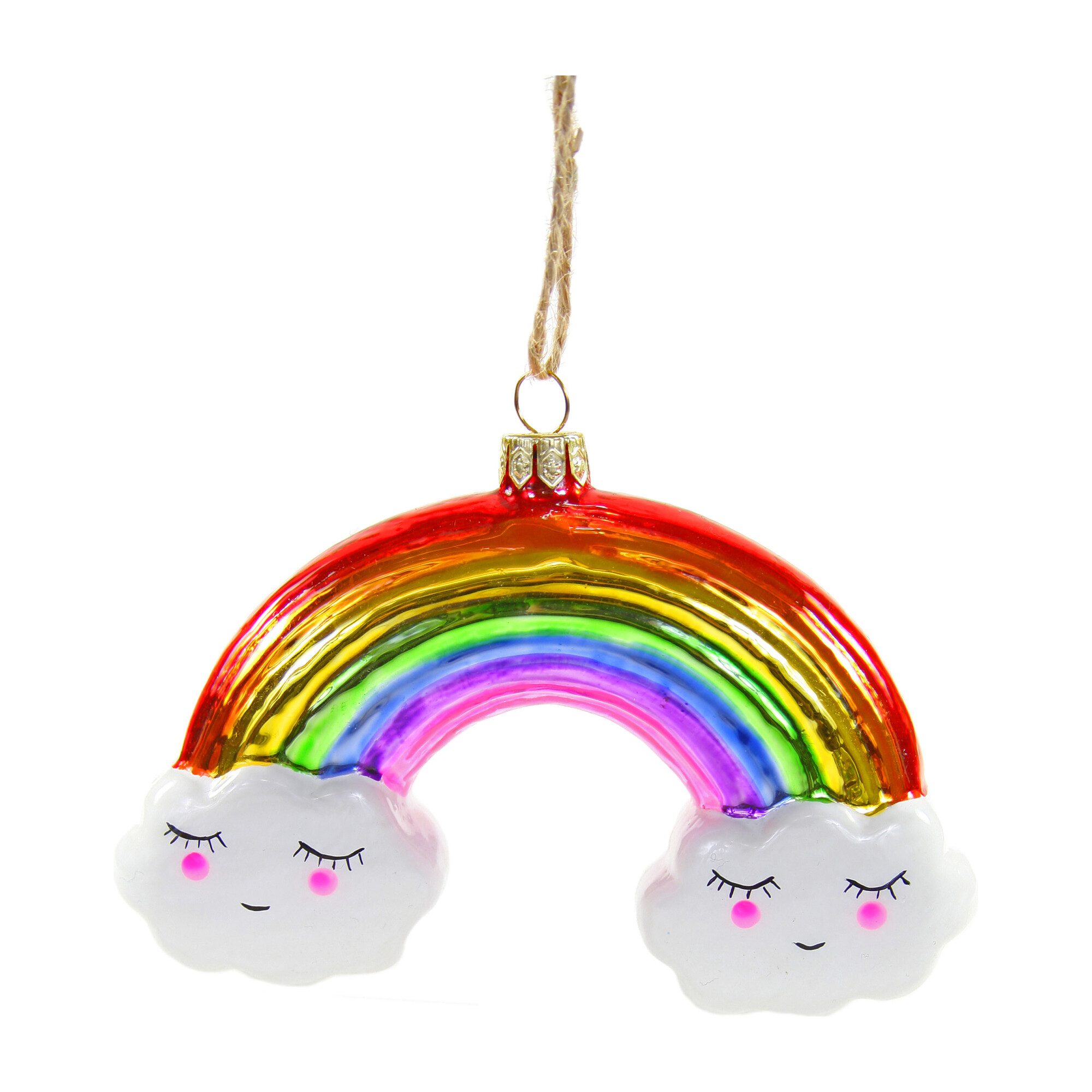 Jolly Rainbow Ornament Holiday Decor Ornaments & Trim