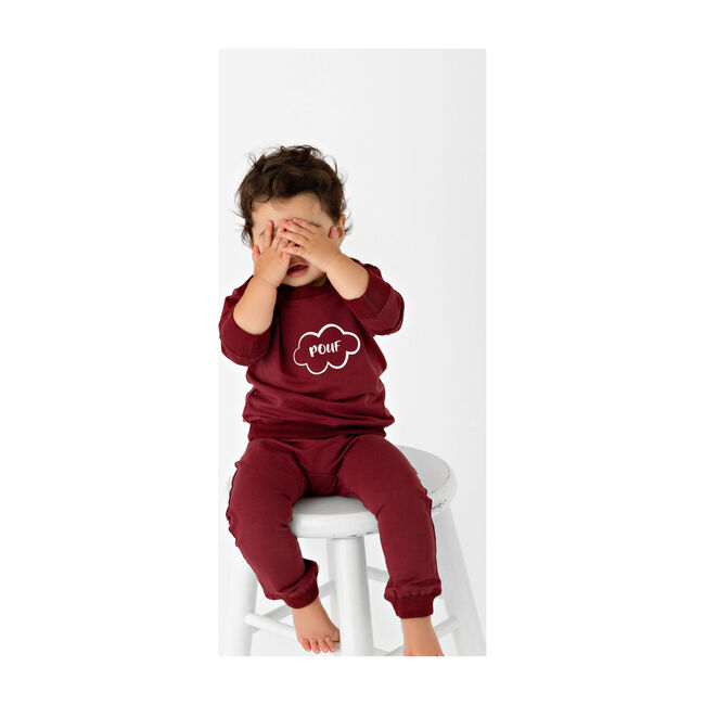 Graffiti Sweatsuit, Maroon