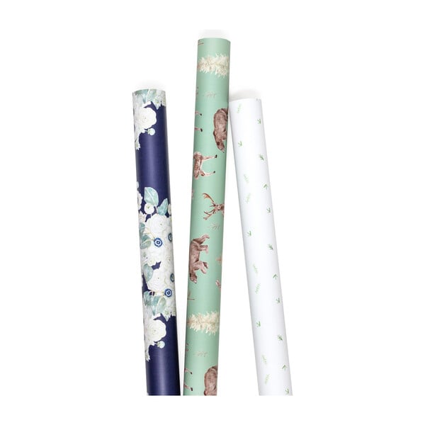 Baby Shower Wrapping Paper Trio