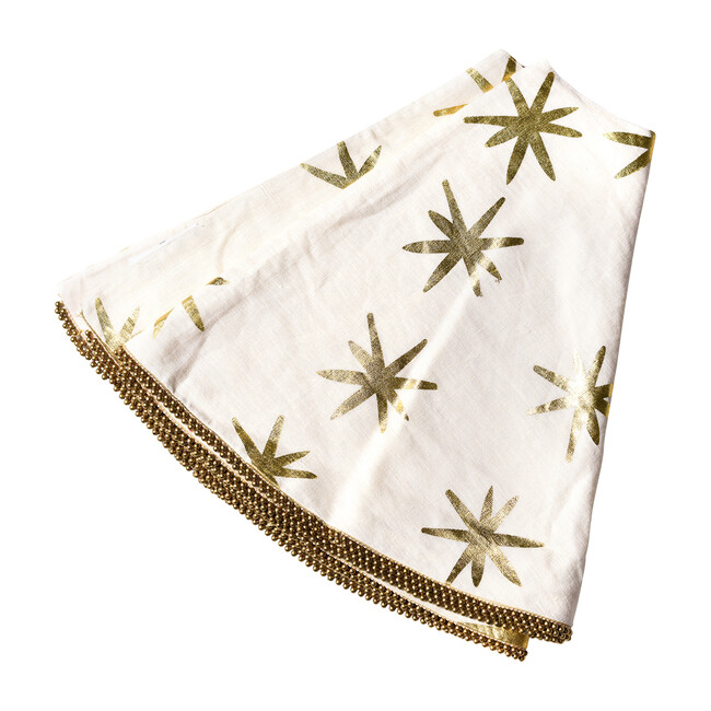 Star Tree Skirt, Gold