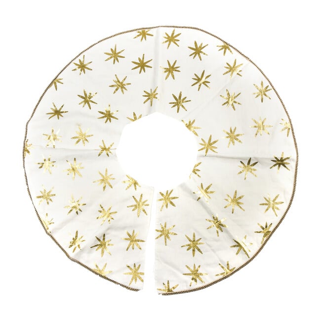 Star Tree Skirt, Gold