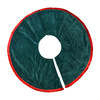 Velvet Tree Skirt With Trim, Pine - Tree Skirts - 2