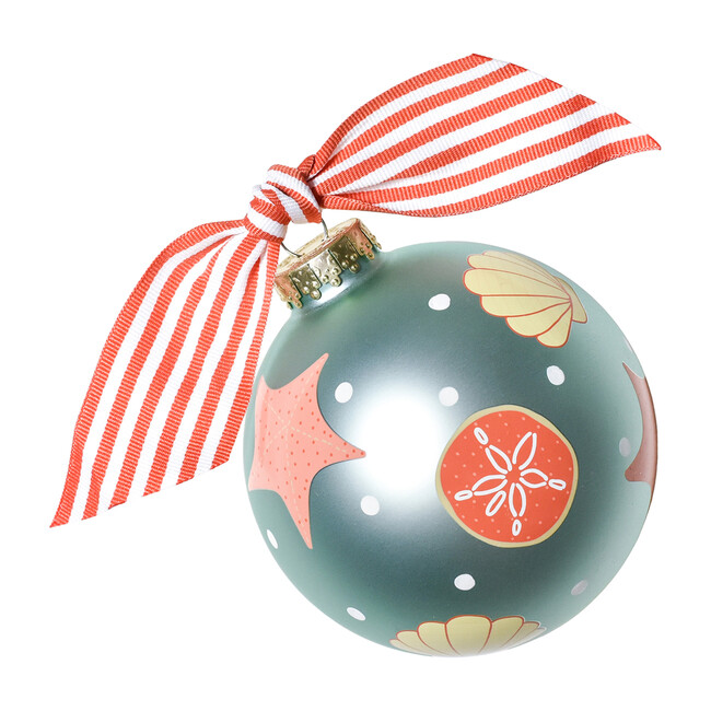 Shells Glass Ornament