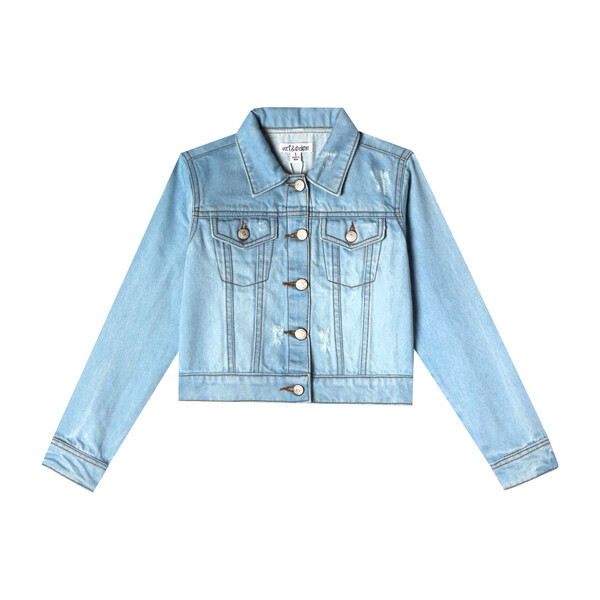 Mini Nalia Jacket, Blue Wash - art & eden Tops | Maisonette