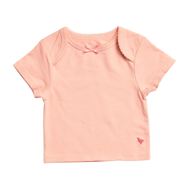 Organic Baby Tee, Mellow Rose