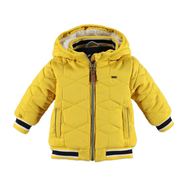 Boys Hooded Parka, Mustard