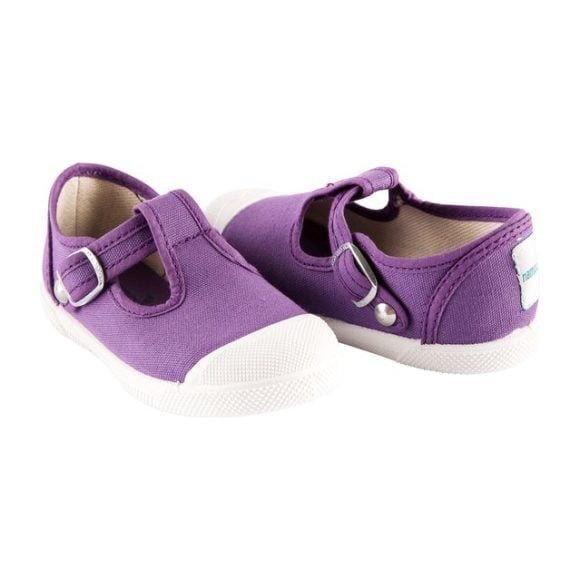 Cap Toe T-Strap, Purple
