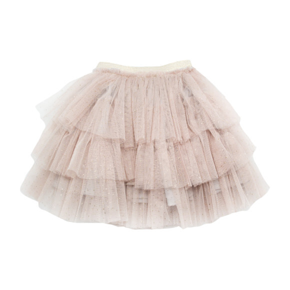 Glinda Stardust Skirt, Champagne and Gold - Oh Baby! Skirts | Maisonette