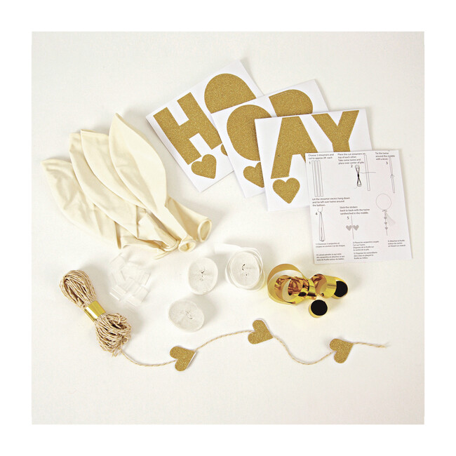 Glittered Balloon Kit