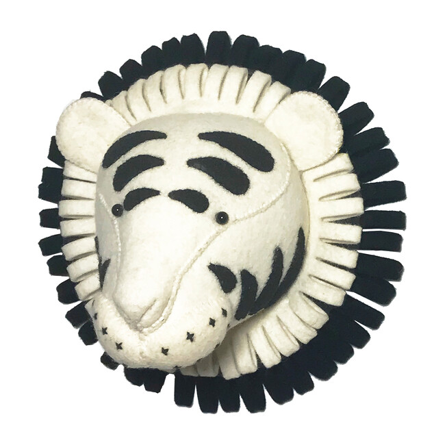 Semi Safari Tiger, Black & White - Animal Heads - 2