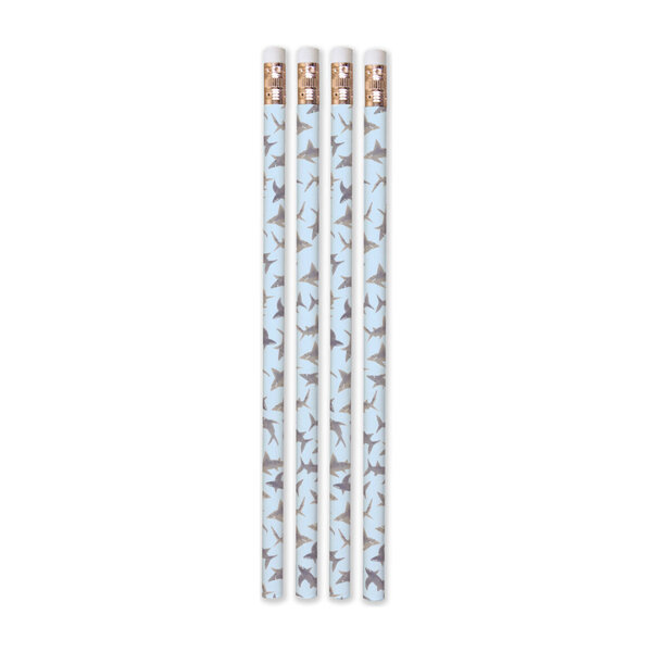 Set of 8 A School of Sharks Pencils