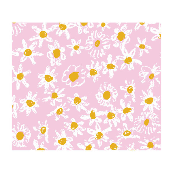 Pink Daisy Fields Gift Wrap Set