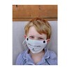 Singular Embroidered Bear Reusable Toddler & Kid Face Mask - Face Masks - 3