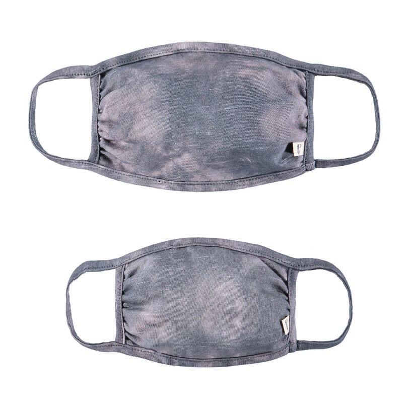Adult & Child Mask Set, Cloud Tie Dye