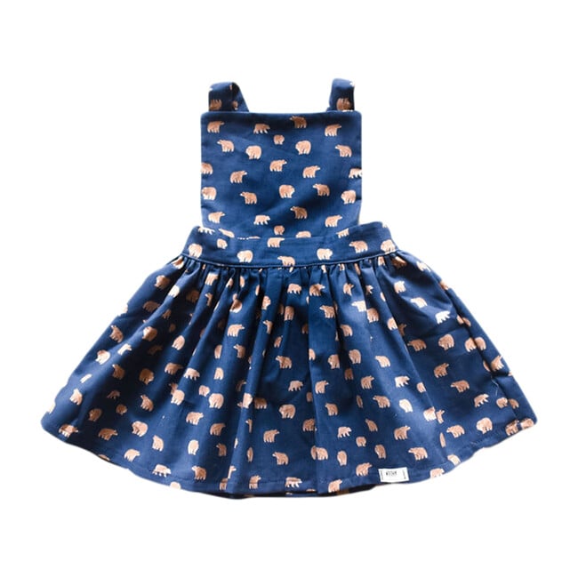 Pinafore Dress, Grizzly Bears - Dresses - 1