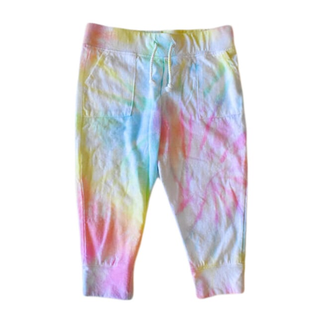 Lightweight Tie Dye Joggers, Pastel - Sweatpants - 1