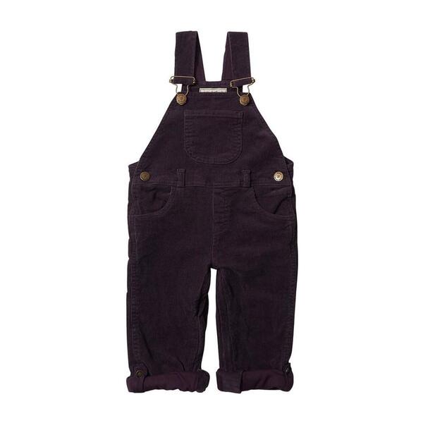 Corduroy Dungarees, Vintage Plum