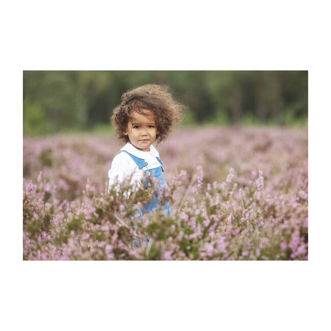 Corduroy Dungarees, Nordic Blue - Overalls - 3