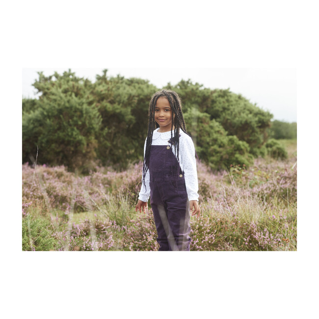 Corduroy Dungarees, Vintage Plum - Overalls - 4