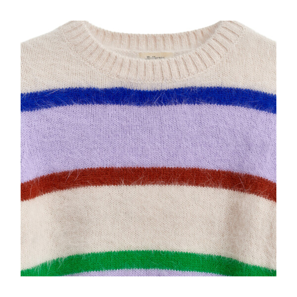 Dweet Striped Sweater, Multi - Kids Girl Clothing Tops - Maisonette
