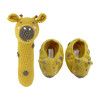 Crochet Giraffe Rattle & Booties - Booties - 1 - thumbnail