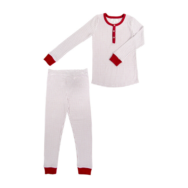 *Exclusive* Winter Grid Two-Piece Pajamas - Pajamas - 1
