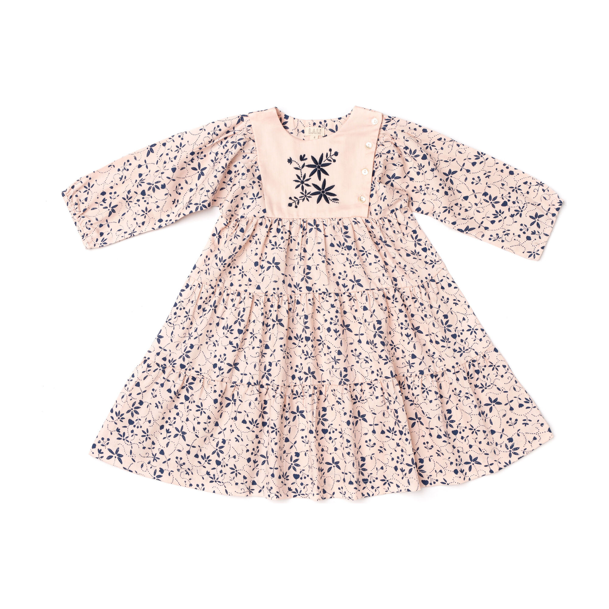 Nova Dress, Pink Vines