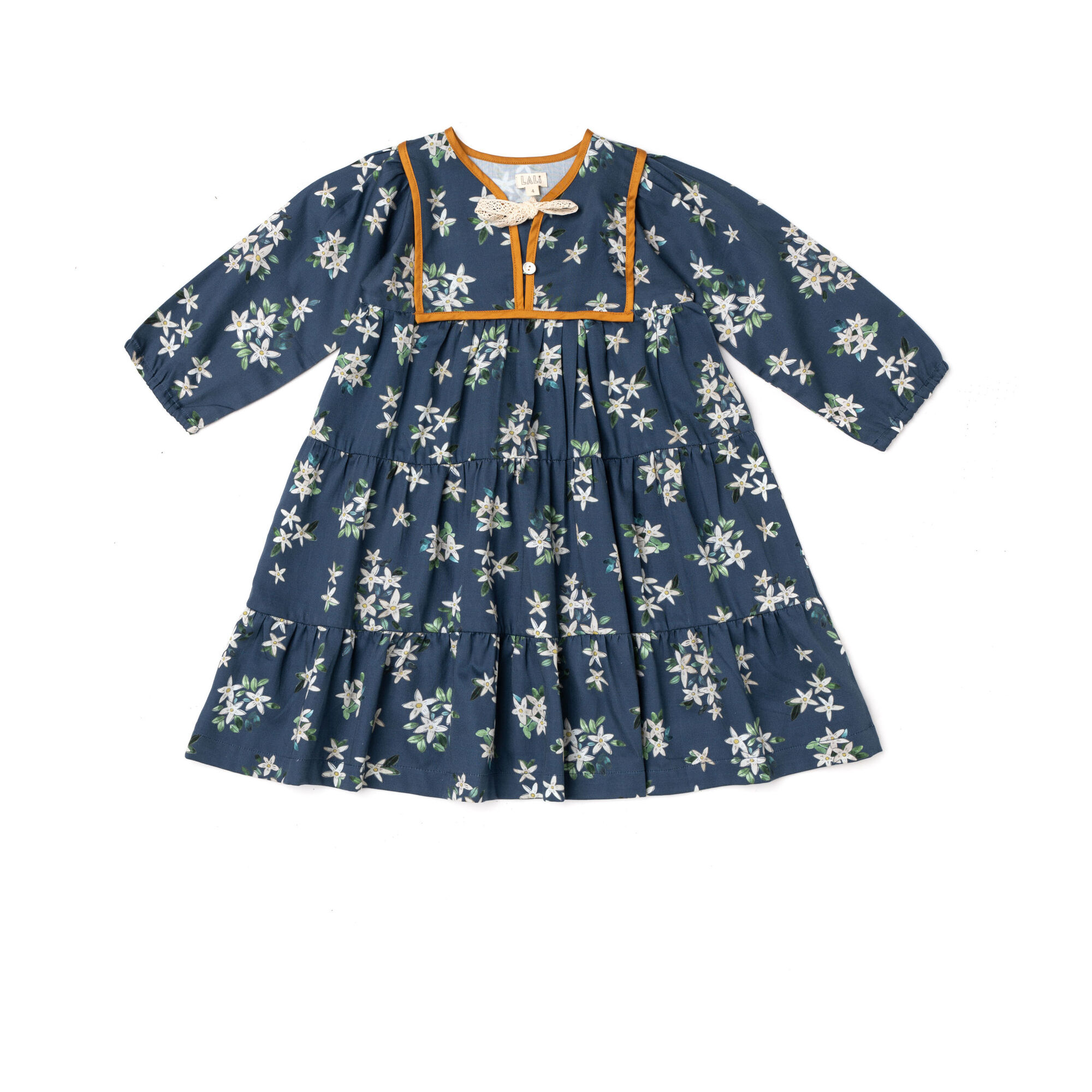 Midi Dress, Navy Jasmine