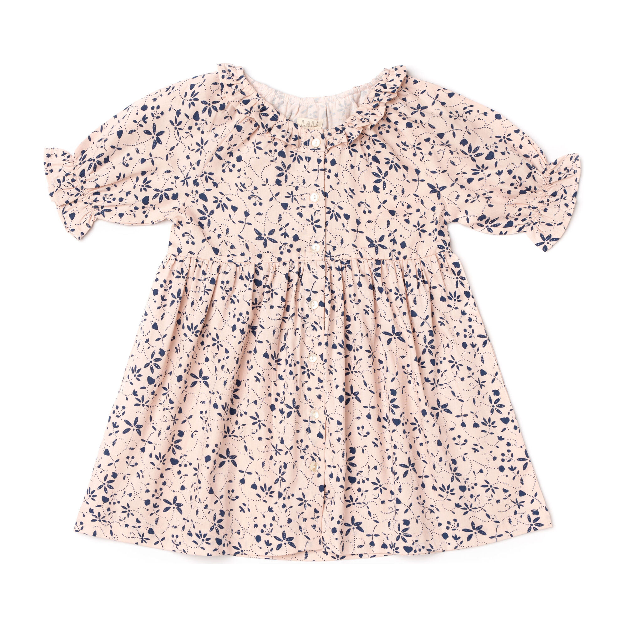Ivy Dress, Pink Vines